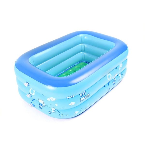

pool & accessories 120/150/180cm pvc inflatable square swimming children bathing tub home use thickened paddling for baby adult