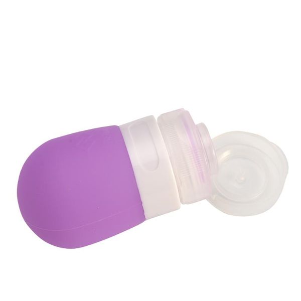 

storage bottles & jars 38/80ml mini silicone refillable bottle bathroom press for lotion shampoo bath portable traveler packing