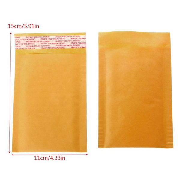 

gift wrap 10 pcs kraft bubble mailers yellow padded mailing bags paper envelopes