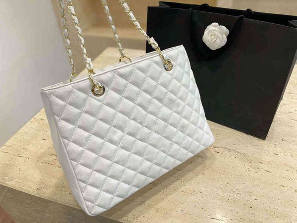 

evening bags bag handbag 2021 women's white diamond pattern fashion with soft leather high-end classic elegant chain shoulder stra