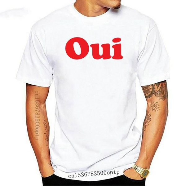 

men's t-shirts oui red print women tshirt cotton casual funny t shirt for lady yong girl tee hipster drop ship s-312, White;black