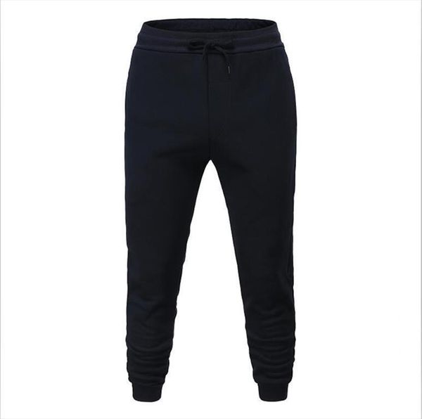 

sport style long trousers women pants knitted k55 close elastic hip hop slim joggers sweatpants, Black