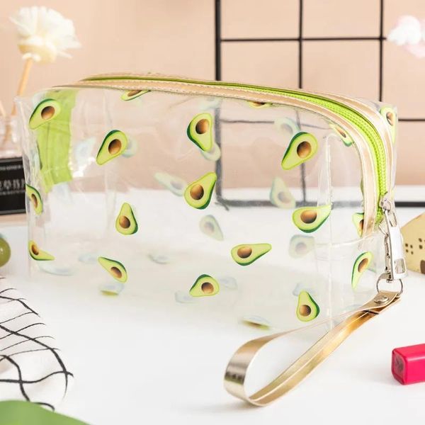 

cosmetic bags & cases transparent toilet bag toiletries bathroom supplies portable women's travel beach