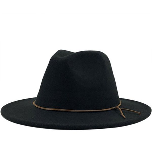 

wide brim hats fedora for women black white band classic panamas felted men formal wedding sombreros de mujer, Blue;gray