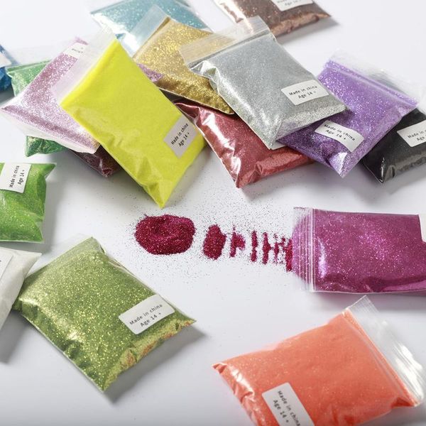

50g/bag holographic nail glitter powder laser sequins manicure eyeshadow gift card decor diy makeup tools1, Silver;gold