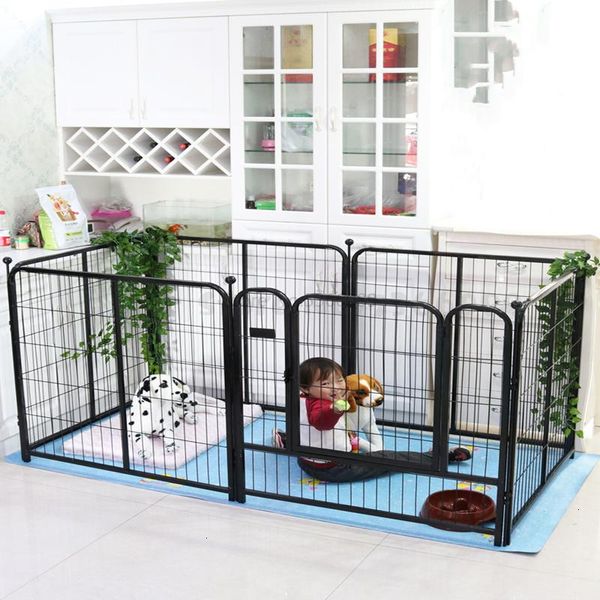 

pet fence large dog indoor and outdoor isolation prisoner cage railing kennels & pens