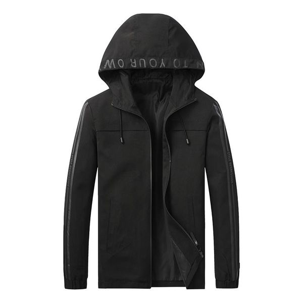 

men's jackets uyuk 2021 autumn mens bomber casual male outwear windbreaker jacket military hooded coats clothing, Black;brown