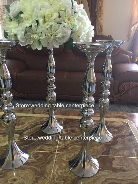 

party decoration luxury sliver/gold mental wedding aisle pillar for weddings decor