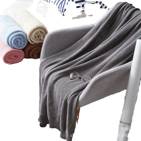 

blankets knitted wool tv blanket cotton osmanthus summer air conditioning shawl