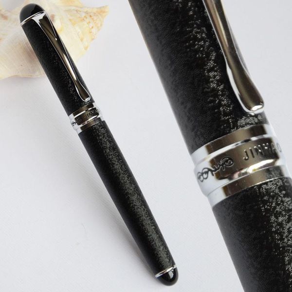 Kugelschreiber Rollerball JINHAO X750 Raue Oberfläche Schwarz / Silber Executive 750 Weiß Lila Rosa Grün 15 Farben Selektiv