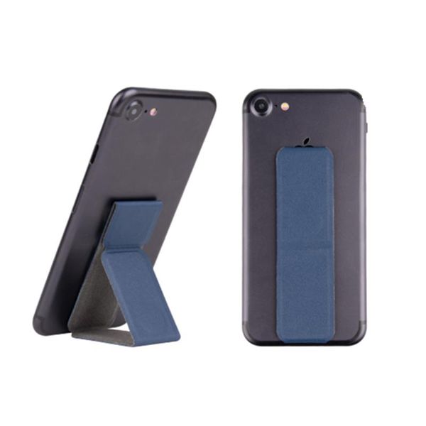 

cell phone mounts & holders 1pc folded pu finger holder universal grip stand for phones tablets desk mount 11 7 plus