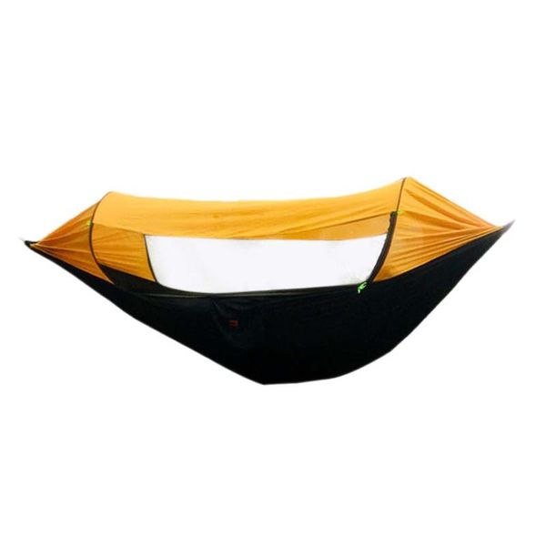 

camping hammock with mosquito net - outdoor travel hanging bed for hiking backpacking sleeping bags