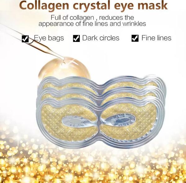 

5 styles crystal elastin firming eye mask 7pairs/box