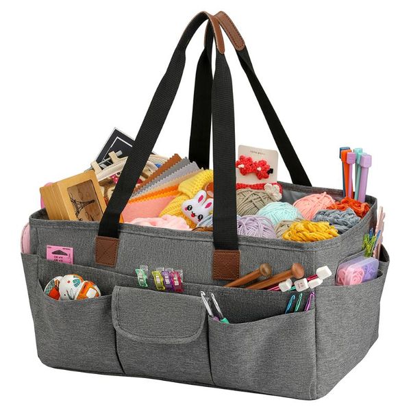 

other arts and crafts yarns crochet knitting storage bag creative diy portable travel needles sewing tools case organizer