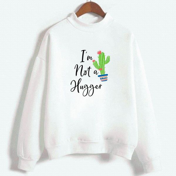 

women's hoodies & sweatshirts female pullovers plus size white women long sleeve casual kpop funny i am cool pattern hooded, Black