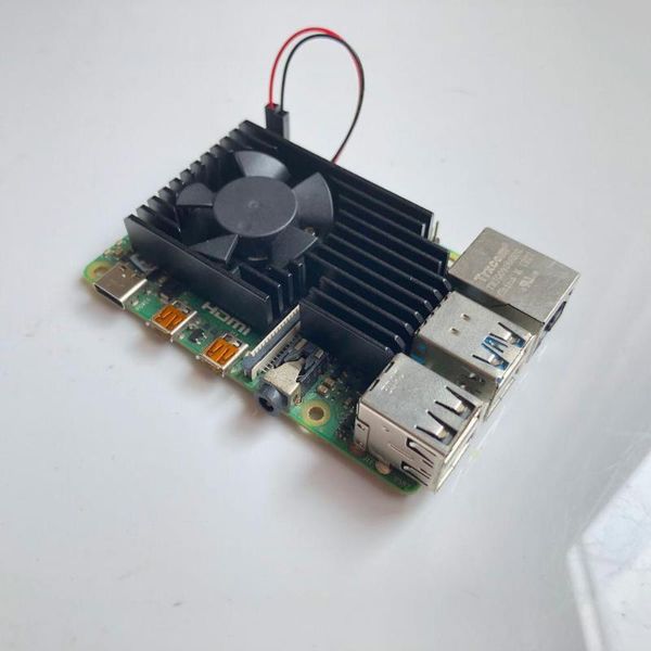 

fans & coolings beesclover 3510 cnc mute extreme cooling fan heatsink kit for raspberry pi 4b / 3b+ 3b plus system accessories