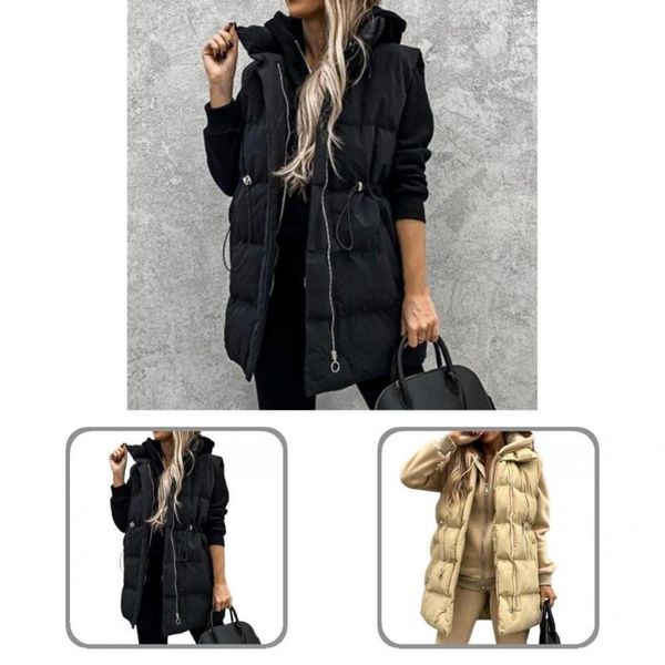 

women's vests great women coat all match cardigan wear resistant lady vest waistcoat, Black;white