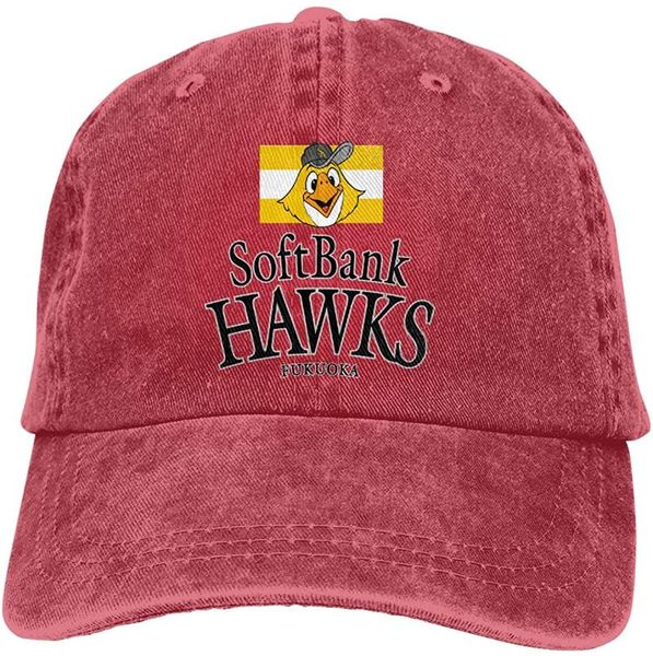 

ball caps fukuoka softbank hawks baseball cap adjustable trucker hat, Blue;gray