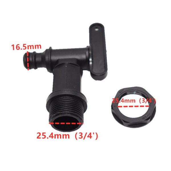 

spare ibc tank adapter barrel joint exhaust faucet connection container watering equipments