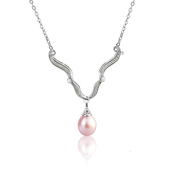 

necklace xd332 korean fashion s925 silver pearl female clavicle chain