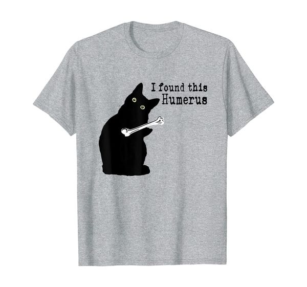

i found this humerus humorous - cat lover gift cat owner t-shirt, White;black