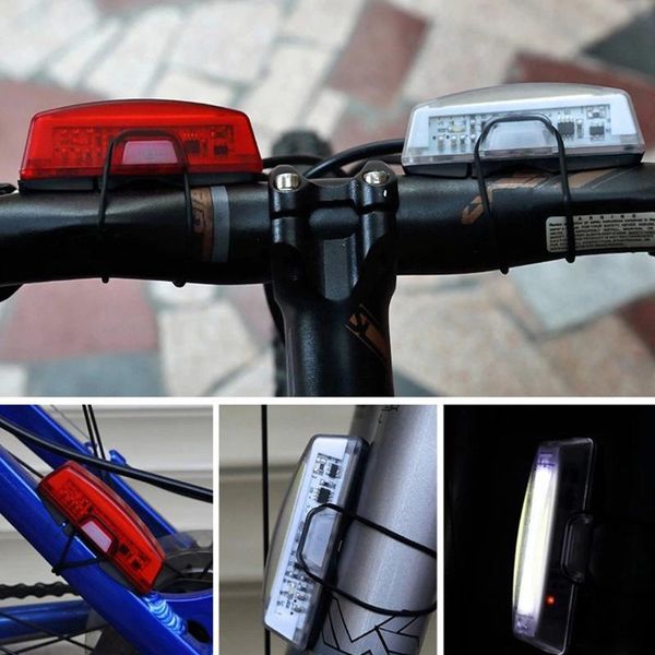 

bike lights mountain light cycling usb charging safety lamp bicycle night riding taillight accessories rechargeable luz
