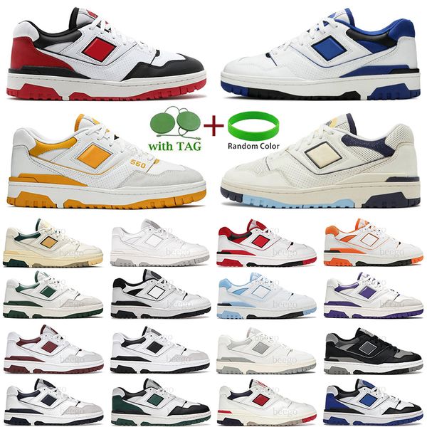 

sneakers bb550 550 mens casual shoes low sports athletic boots shadow white green red sea salt varsity gold navy blue men women trainers spo, Black