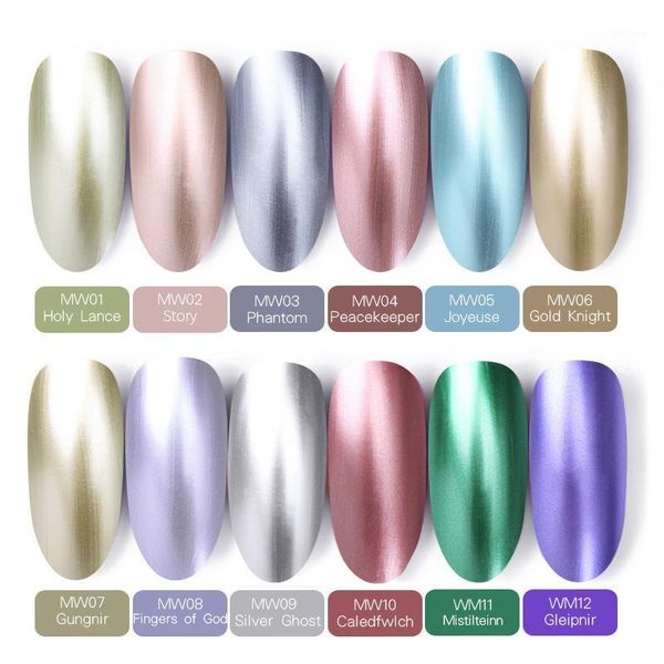 

mirror metal nail art soak off uv gel polish varnish no lamp needed1, Red;pink