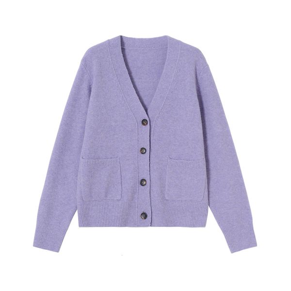 

sweater 2021 autumn and winter wool cardigan v-neck z6ey, White;black