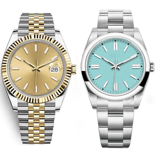 

men's watch style many automatic mechanical date waterproof luminous sapphire, Slivery;brown
