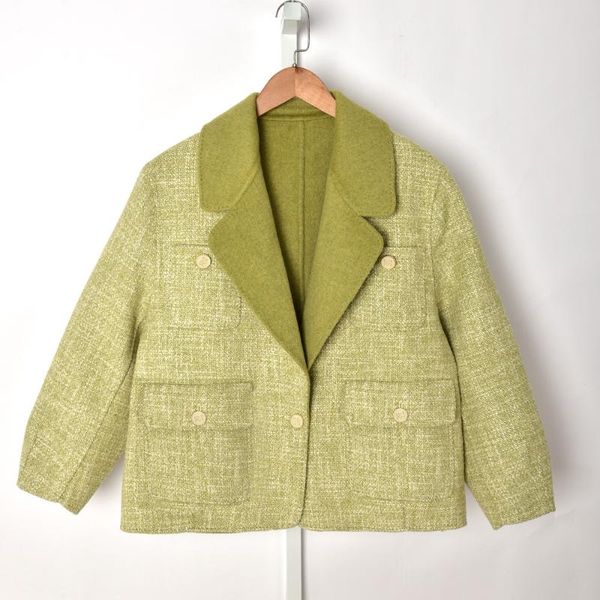 

women's suits & blazers women coat fall/winter 2021 commuter suit has a collar and button pocket to adorn the blazer, White;black