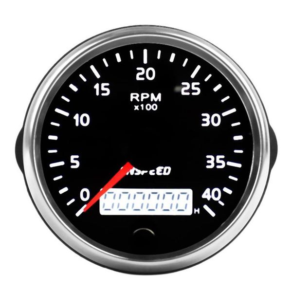 

towel cnspeed universal gps speedometer 12v/24v odometer 85mm 0-4000rpm for car motorcycle lcd tachometer