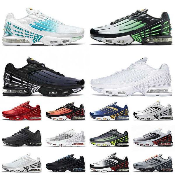 

2021 tuned 3 tn plus iii running shoes mens and women triple white obsidian green aqua volt tiger trainers sneakers 36-45