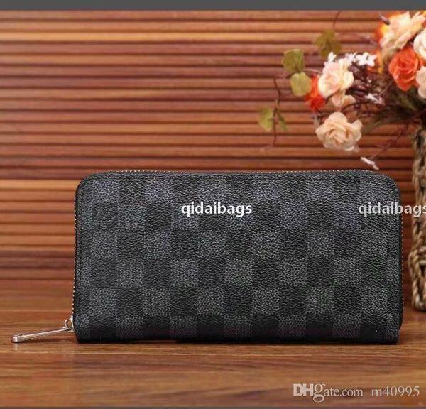 

988 gglvlouisvittonyslvutton women designer bags wallets purse handbags classic single zipper wallet chess, Red;black