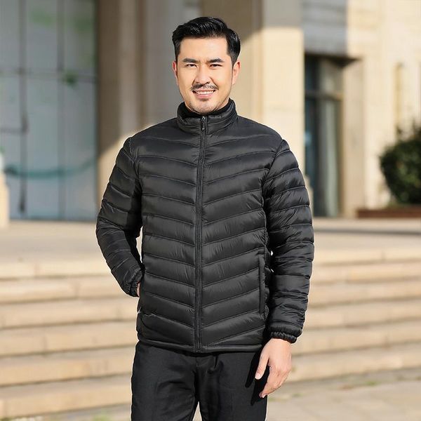 

men's down & parkas 2021 autumn winter cotton-padded jacket cotton padded thick large size casual coat, Black