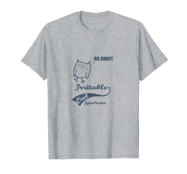 

awesome go away irritable owl syndrome - shirt, White;black