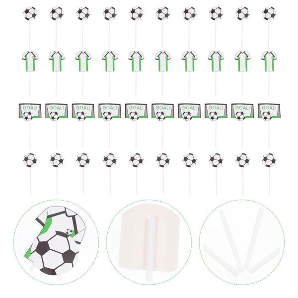 

other festive & party supplies 10 bags football cake ers insert er decoration