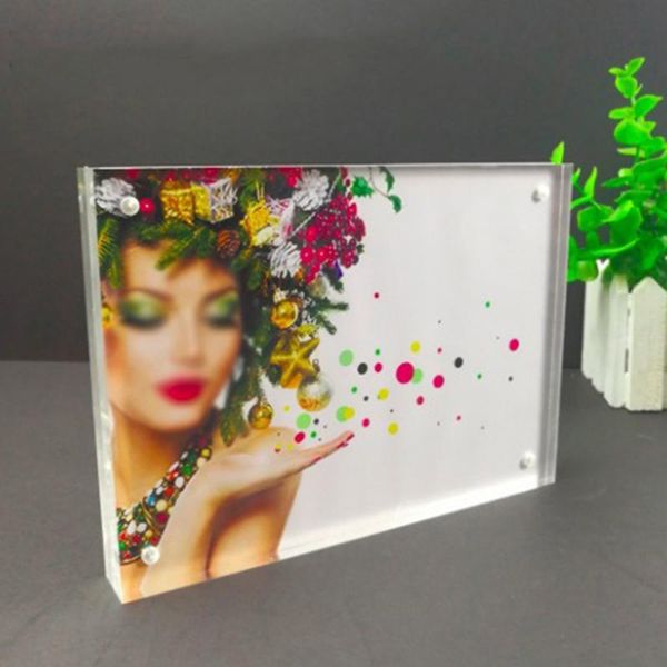 

frames block po frame both sided business card display tanding holder