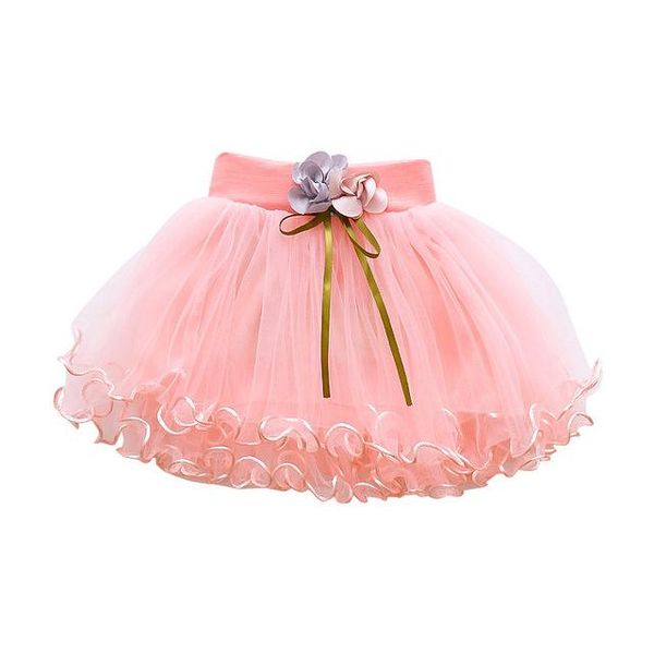 

skirts summer girls mesh skirt baby kids princess beaded design mini korean style party dance tutu tule children skirtzl84, Blue