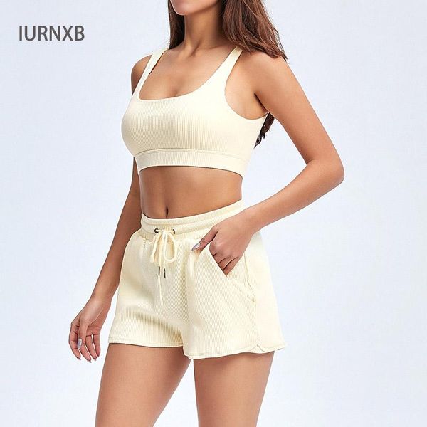 

yoga set women two 2 piece sport casual t-shirt shorts sportsuit workout outfit