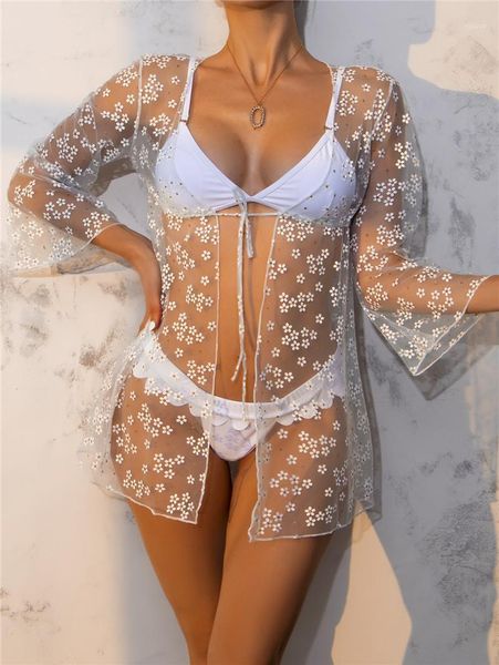 

summer beach cover up mesh bikini cover-up short dress women blouse cardigan vestido swimsuit wear swimwear beachwear women's, White;black