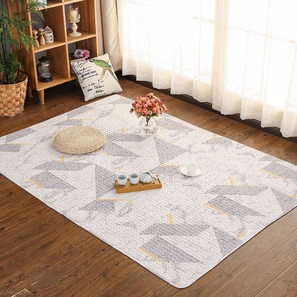 

carpets large area carpet non-slip water-absorption soft ventilation rectangle with pattern living room bedroom functional cotton rugs
