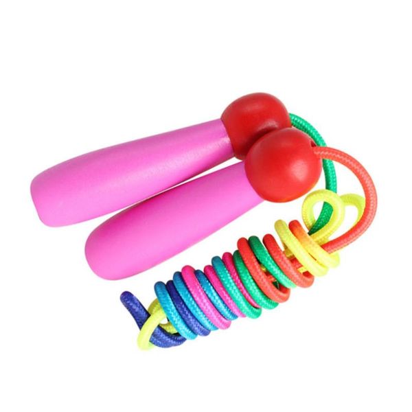 

jump ropes adjustable skipping rope wood handle exercise workout fitness equipment tool sports accessories )