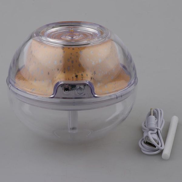 

essential oils diffusers usb led projector light crystal night lamp 500ml air humidifier deskaroma diffuser