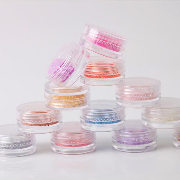 

nail glitter 3d art set natural shell flakes irregular things slices manicure nails decoration accessories 12, Silver;gold