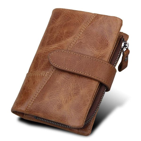 

wallets brand genuine leather men luxury s coin purse male small walet portomonee rfid mini portfolio perse, Red;black
