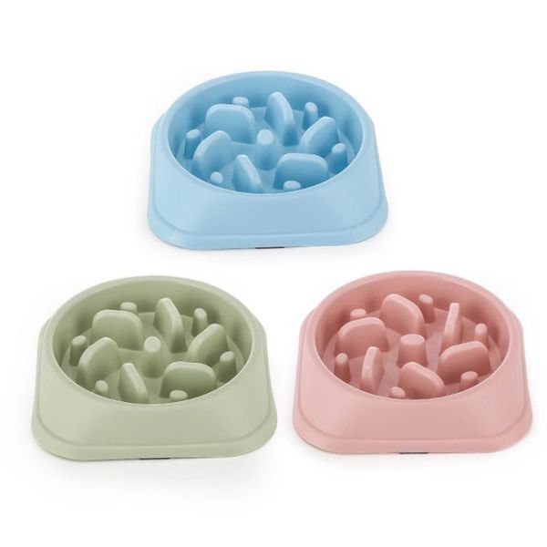 

dog bowls & feeders useful pet feeding bowl plastic snail shape slow diet prevent obesity healthy eating accessories