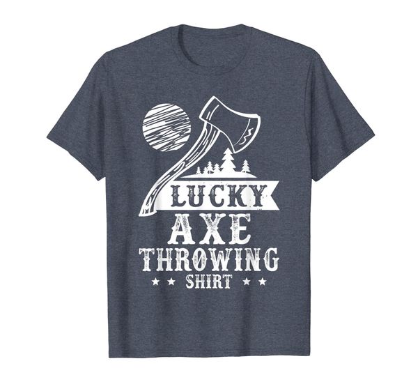 

lucky axe throwing shirt funny lucky hatchet lumberjack gift, White;black