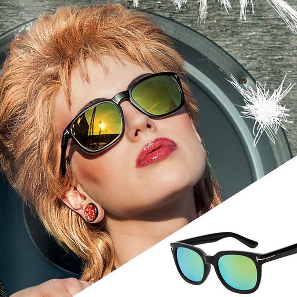 

fashion sunglasses for men women brand designer retro round mirror shade glasses vintage male female driving goggles sun, White;black