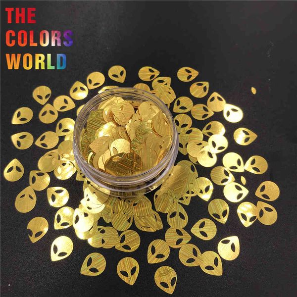 

alien 9.5mm nails glitter nail art decoration makeup tattoo handmade tumblers crafts diy festival accessories party suppliers, Silver;gold